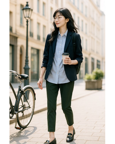 初夏に最適!気温22~23℃の大人女性の清潔感あるシンプルなきれいめコーディネート