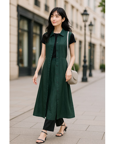 初夏に最適!気温22~23℃の大人女性の清潔感あるシンプルなきれいめコーディネート