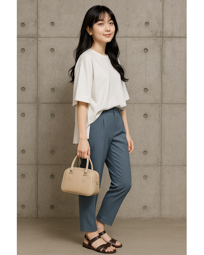 プチプラでもきちんと見え。40代の7月を彩る夏の高見え30日コーディネート