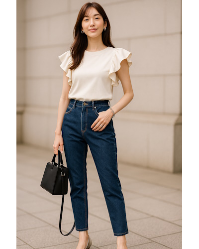 40代女性の夏ファッション・コーディネート