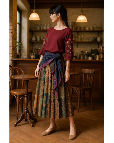 大人可愛く仕上がる夏のエスニックファッション・コーディネート10スタイル