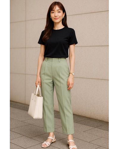 40代女性の夏ファッション・コーディネート