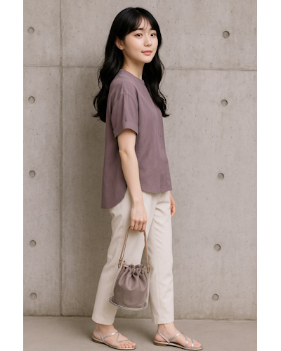 プチプラでもきちんと見え。40代の7月を彩る夏の高見え30日コーディネート