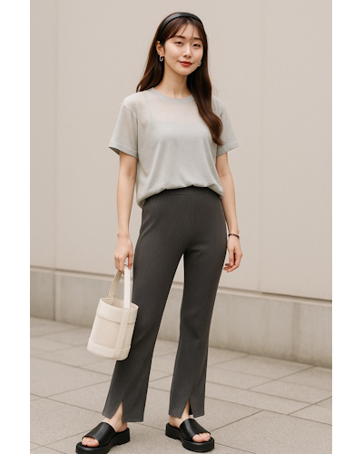 40代女性の夏ファッション・コーディネート