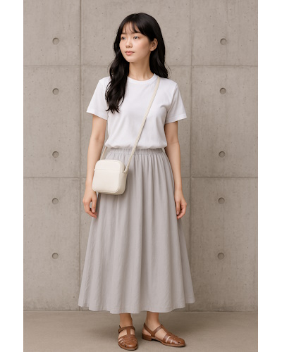 プチプラでもきちんと見え。40代の7月を彩る夏の高見え30日コーディネート