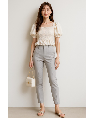 40代女性の夏ファッション・コーディネート