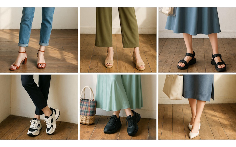 今すぐ足元をおしゃれに見せるには？「大人女性の足元コーデのポイント」