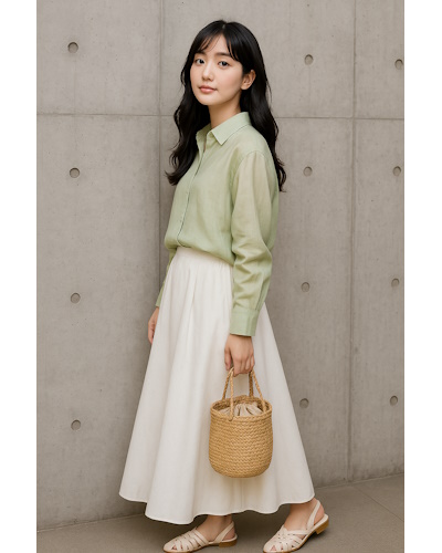 プチプラでもきちんと見え。40代の7月を彩る夏の高見え30日コーディネート