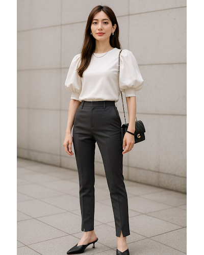 40代女性の夏ファッション・コーディネート