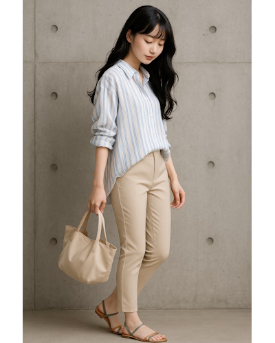 プチプラでもきちんと見え。40代の7月を彩る夏の高見え30日コーディネート