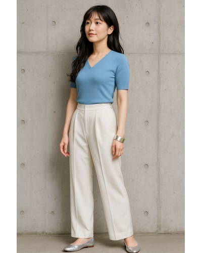 プチプラでもきちんと見え。40代の7月を彩る夏の高見え30日コーディネート