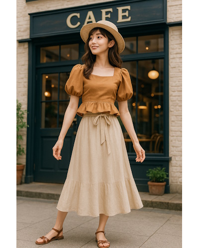 ラテカラーを使ったちょっぴり大人な夏の淡色コーディネートまとめ