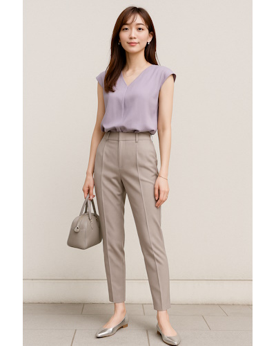 40代女性の夏ファッション・コーディネート