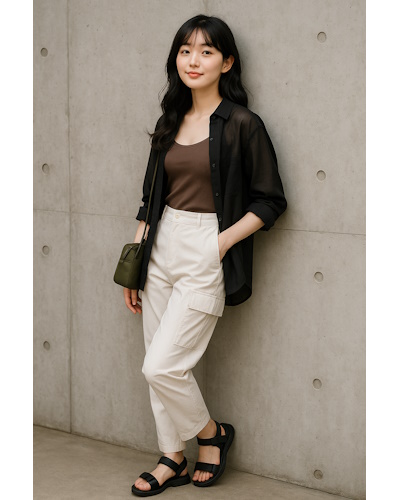 プチプラでもきちんと見え。40代の7月を彩る夏の高見え30日コーディネート