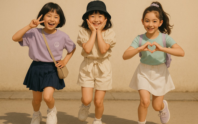 小学生女子に大人気！今時の『韓国っぽコーデ』の攻略法まとめ