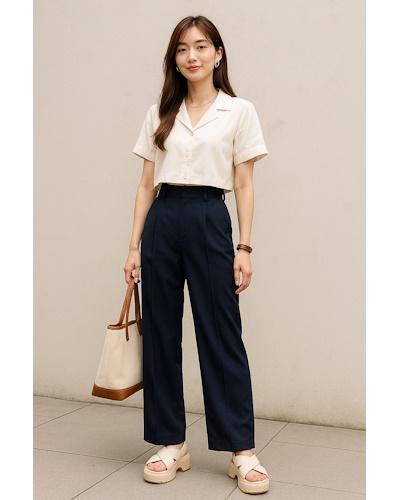 40代女性の夏ファッション・コーディネート