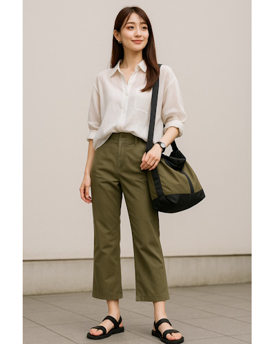 40代女性の夏ファッション・コーディネート