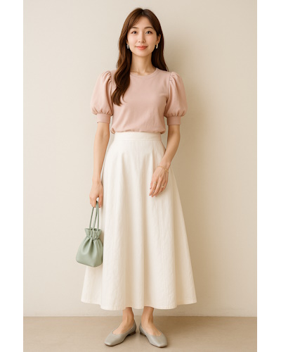 40代女性の夏ファッション・コーディネート