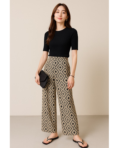 40代女性の夏ファッション・コーディネート