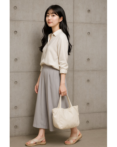 プチプラでもきちんと見え。40代の7月を彩る夏の高見え30日コーディネート