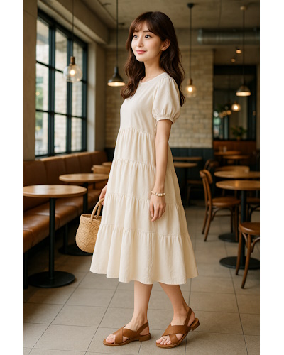 ラテカラーを使ったちょっぴり大人な夏の淡色コーディネートまとめ