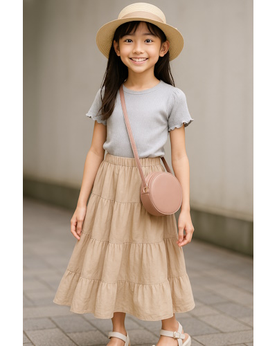 【2025年最新】小学生女子の夏ファッション・トレンドコーディネートスタイルまとめ