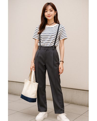 40代女性の夏ファッション・コーディネート