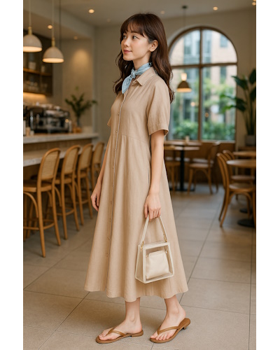 ラテカラーを使ったちょっぴり大人な夏の淡色コーディネートまとめ