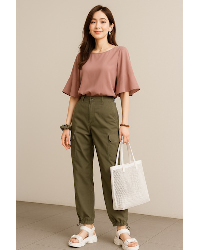 40代女性の夏ファッション・コーディネート