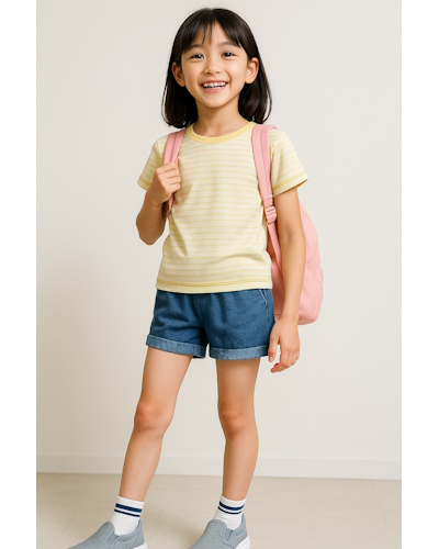 【2025年最新】小学生女子の夏ファッション・トレンドコーディネートスタイルまとめ