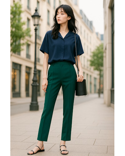 初夏に最適!気温22~23℃の大人女性の清潔感あるシンプルなきれいめコーディネート