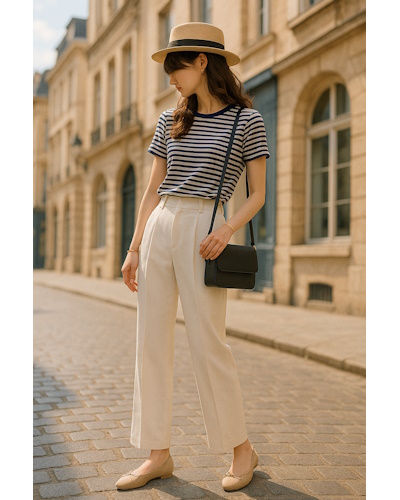 フレンチカジュアルで夏を軽やかに！大人女性のための上品カジュアル10コーデ