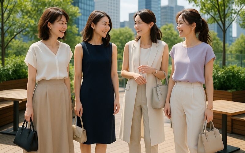 きれいめなのに堅くない大人のための夏のコンサバ服10コーデ