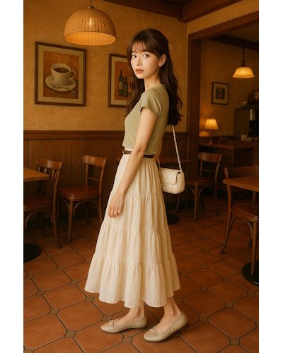 淡色女子の夏コーディネート・可愛くてヘルシーなカフェスタイル10選まとめ！