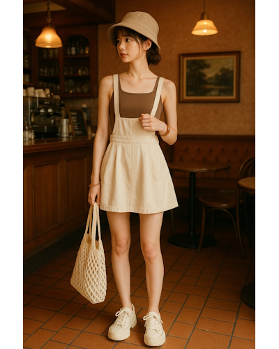 淡色女子の夏コーディネート・可愛くてヘルシーなカフェスタイル10選まとめ！