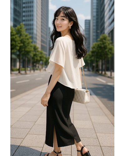 きれいめなのに堅くない大人のための夏のコンサバ服10コーデ