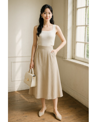 40代の夏を美しく彩る。大人フェミニンな旬のコーディネート10選