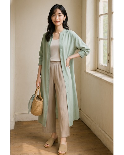 40代の夏を美しく彩る。大人フェミニンな旬のコーディネート10選