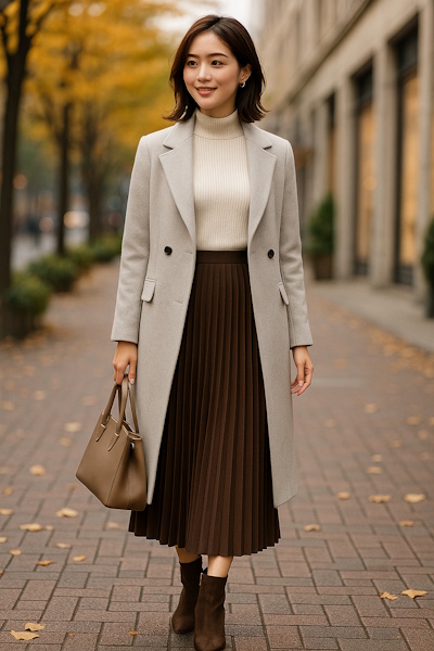 30代40代の冬の体型カバー!テク×引き算で着ぶくれと重さを回避するコーデ術