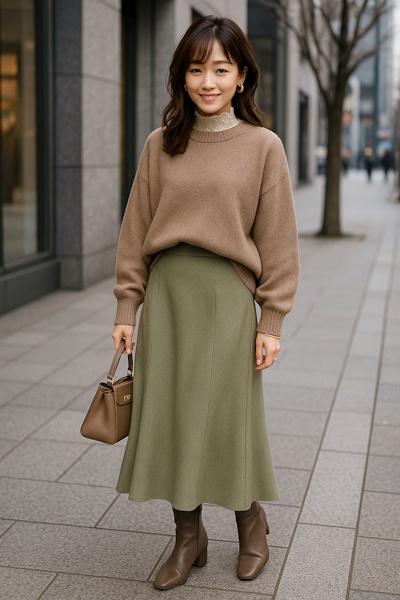 小柄・低身長の大人の女性の冬の大人可愛いファッションコーデ術まとめ