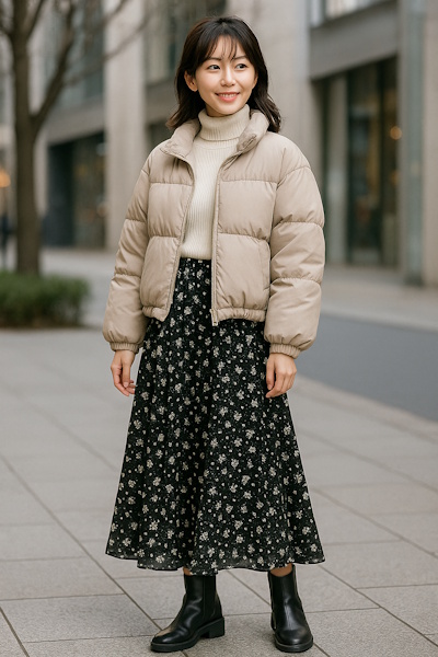 小柄・低身長の大人の女性の冬の大人可愛いファッションコーデ術まとめ