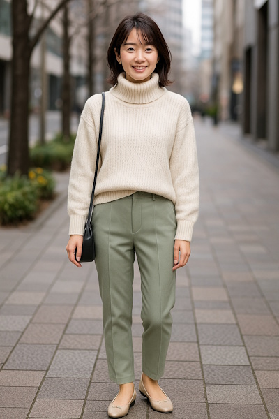 小柄・低身長の大人の女性の冬の大人可愛いファッションコーデ術まとめ