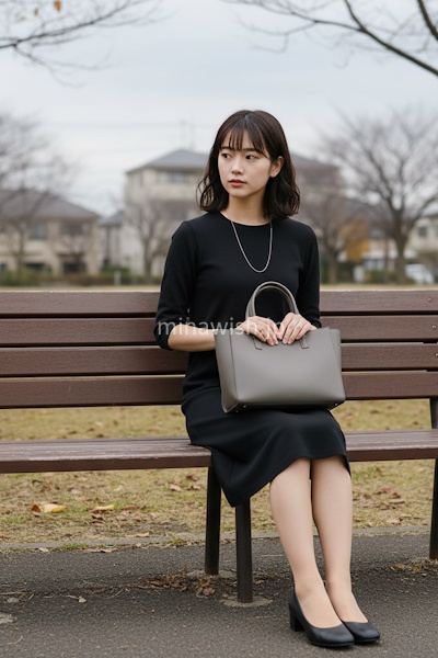 NG例：落ち着いた色だけでまとめて印象がぼやける