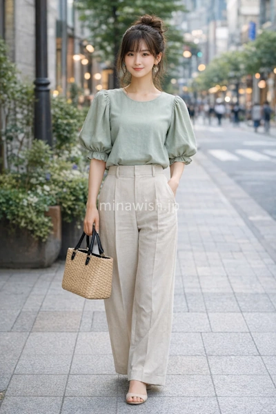 【Sheer Layering】キャミワンピの現代的アップデート