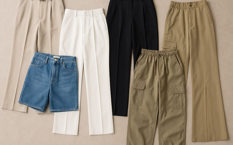 今、主流のレディースパンツは何？体型別に似合う美しいシルエットを叶えるパンツの選び方